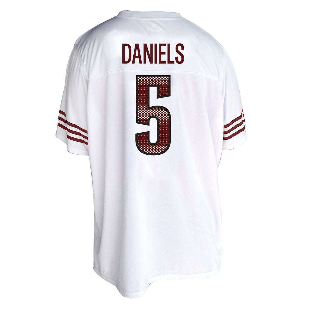 Jayden Daniels Washington Commanders Women's Plus Size Fashion Jersey - White - Fanatics
