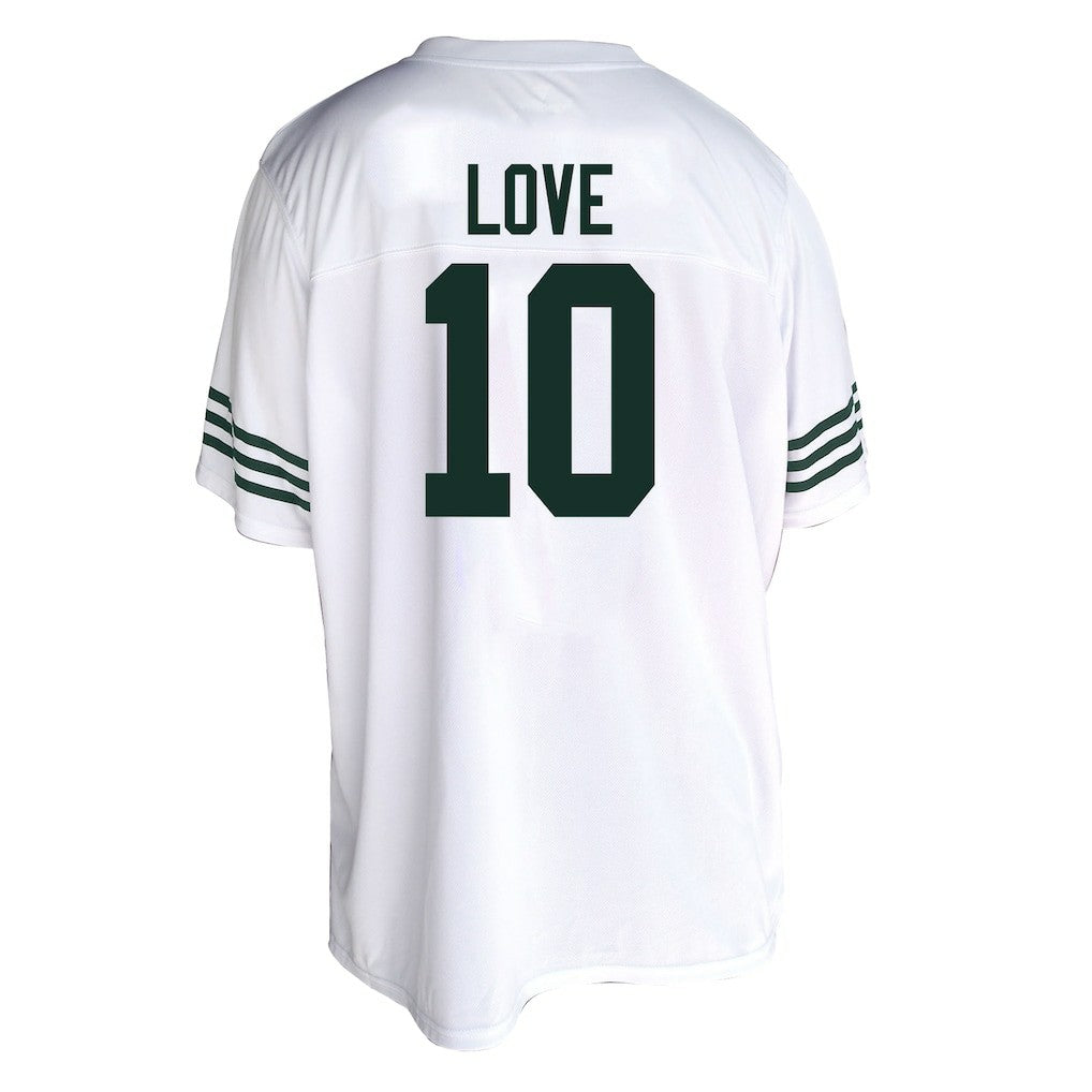 Jordan Love Green Bay Packers Women's Plus Size Fashion Jersey - White - Fanatics