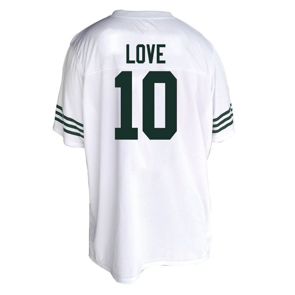 Jordan Love Green Bay Packers Women's Plus Size Fashion Jersey - White - Fanatics