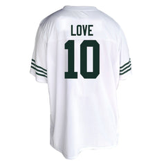 Jordan Love Green Bay Packers Women's Plus Size Fashion Jersey - White - Fanatics