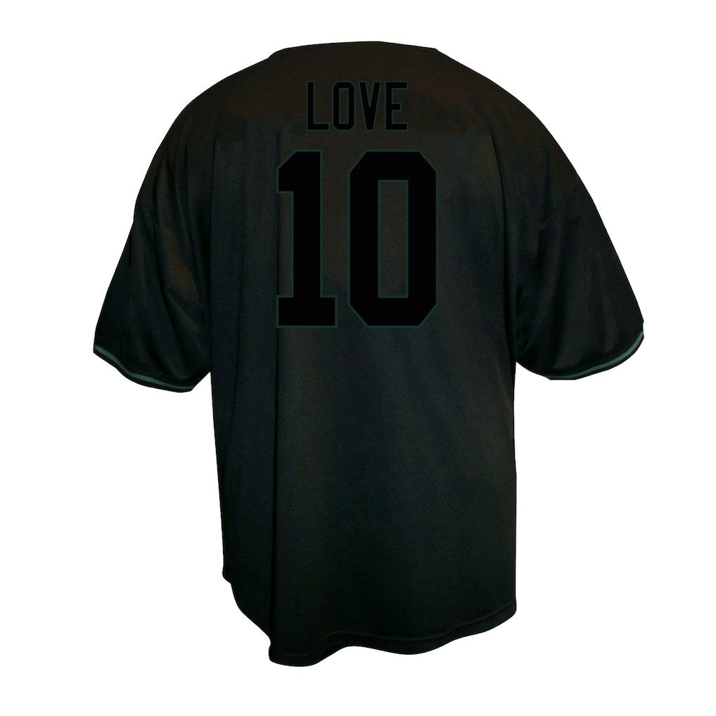 Jordan Love Green Bay Packers Big & Tall Baseball Button-Up Shirt - Black - Fanatics