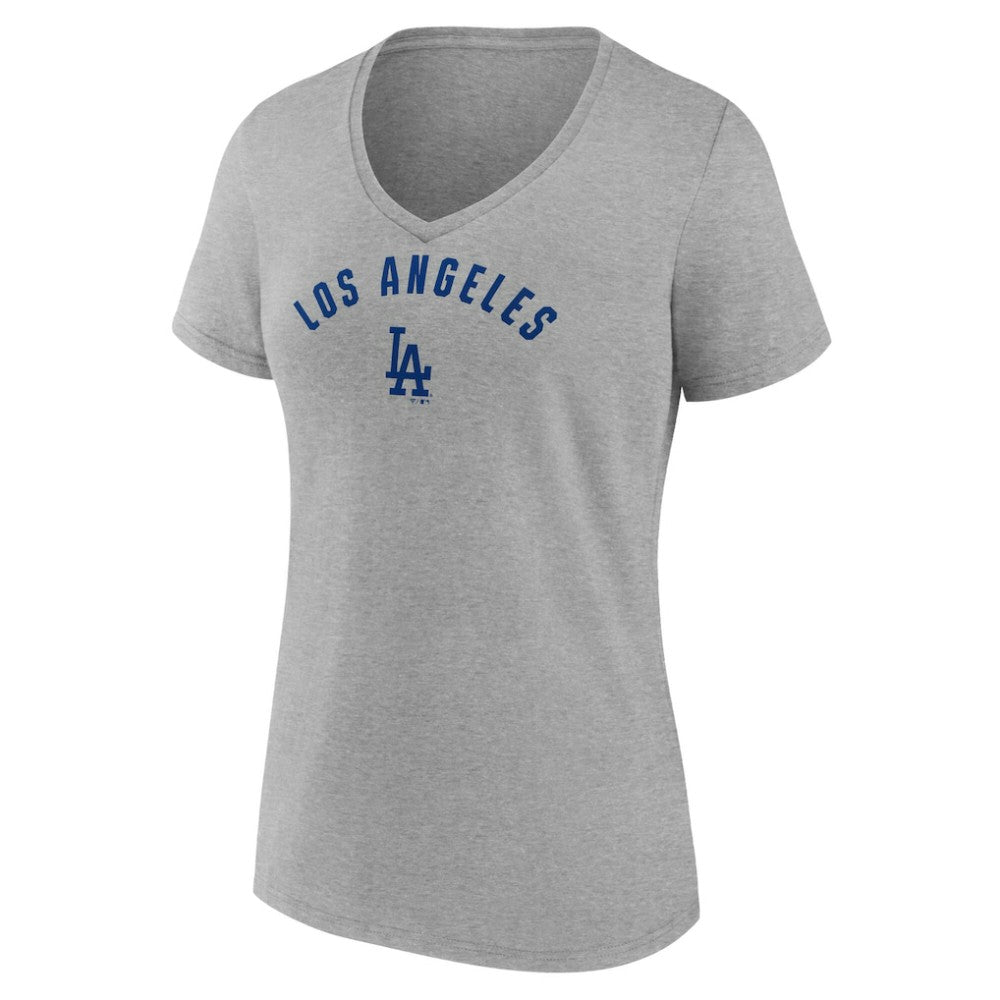 Los Angeles Dodgers Fanatics Women's V-Neck T-Shirt Discount