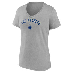 Los Angeles Dodgers Fanatics Women's V-Neck T-Shirt Discount