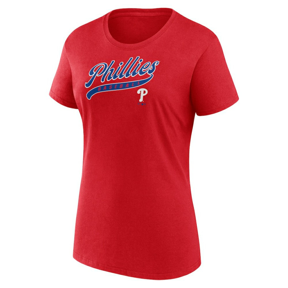 Philadelphia Phillies Fanatics Women's Start To Finish T-Shirt Sale