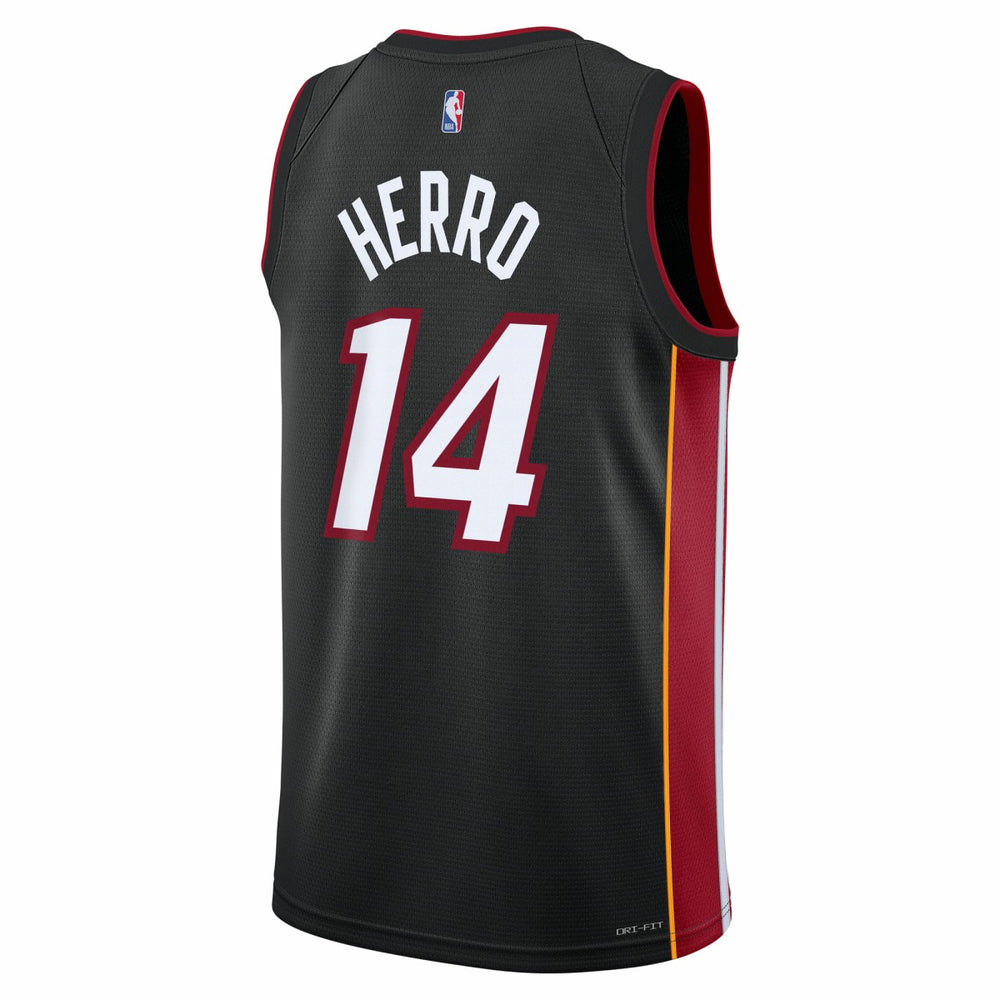 Nike Tyler Herro Miami Heat Youth Swingman Jersey Icon Edition Black