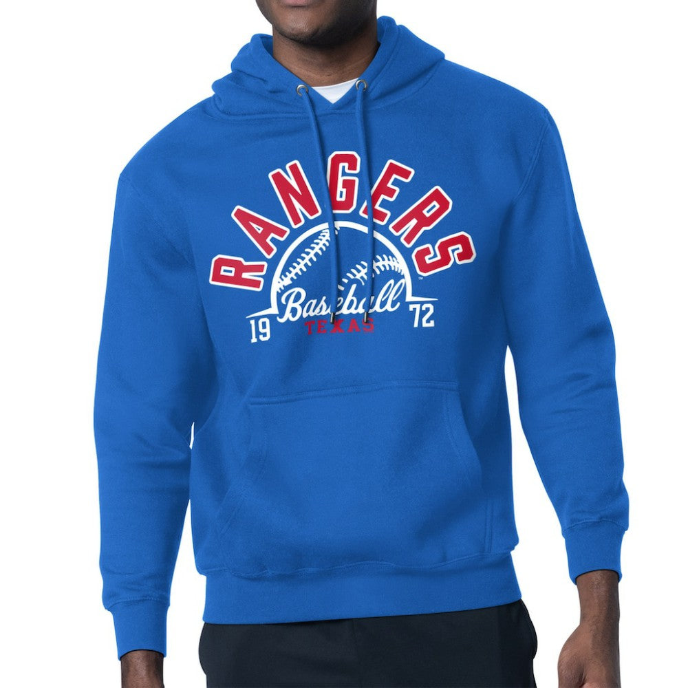 Texas Rangers Starter Half Ball Team Graphic Pullover Hoodie Outlet