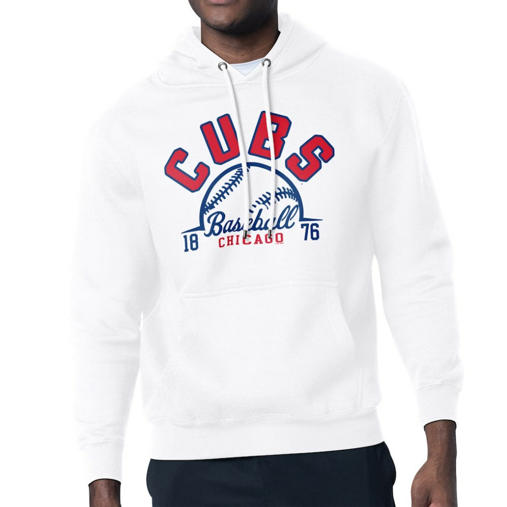 Chicago Cubs Starter Half Ball Team Graphic Pullover Hoodie Discount