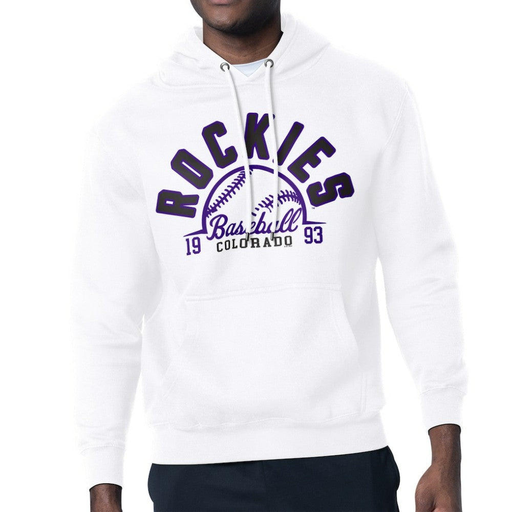Colorado Rockies Starter Half Ball Team Graphic Pullover Hoodie Online