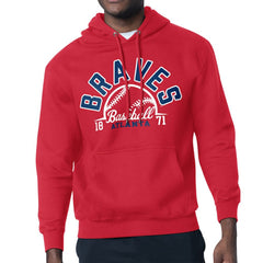 Atlanta Braves Starter Half Ball Team Graphic Pullover Hoodie Sale