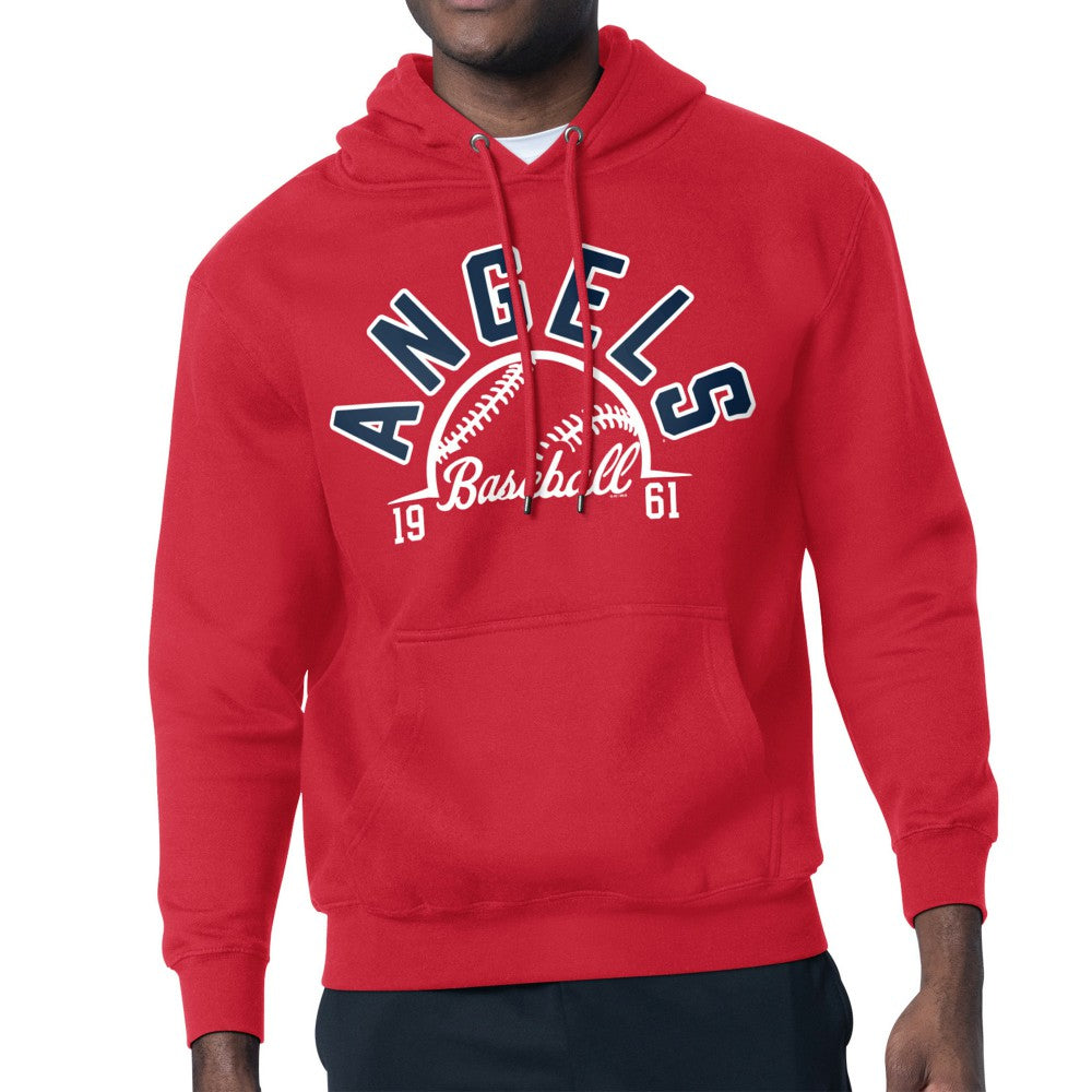 Los Angeles Angels Starter Half Ball Team Graphic Pullover Hoodie Near Me