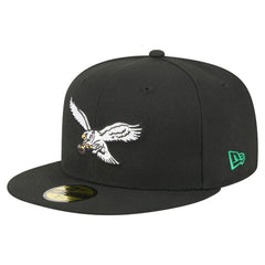 Philadelphia Eagles New Era Super Bowl LIX Champions Historic Side Patch 59FIFTY Fitted Hat - Black - NFL