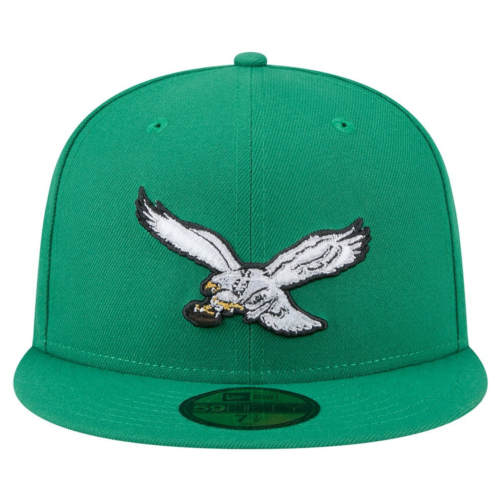 Philadelphia Eagles New Era Super Bowl LIX Champions Historic Side Patch 59FIFTY Fitted Hat - Kelly Green - NFL