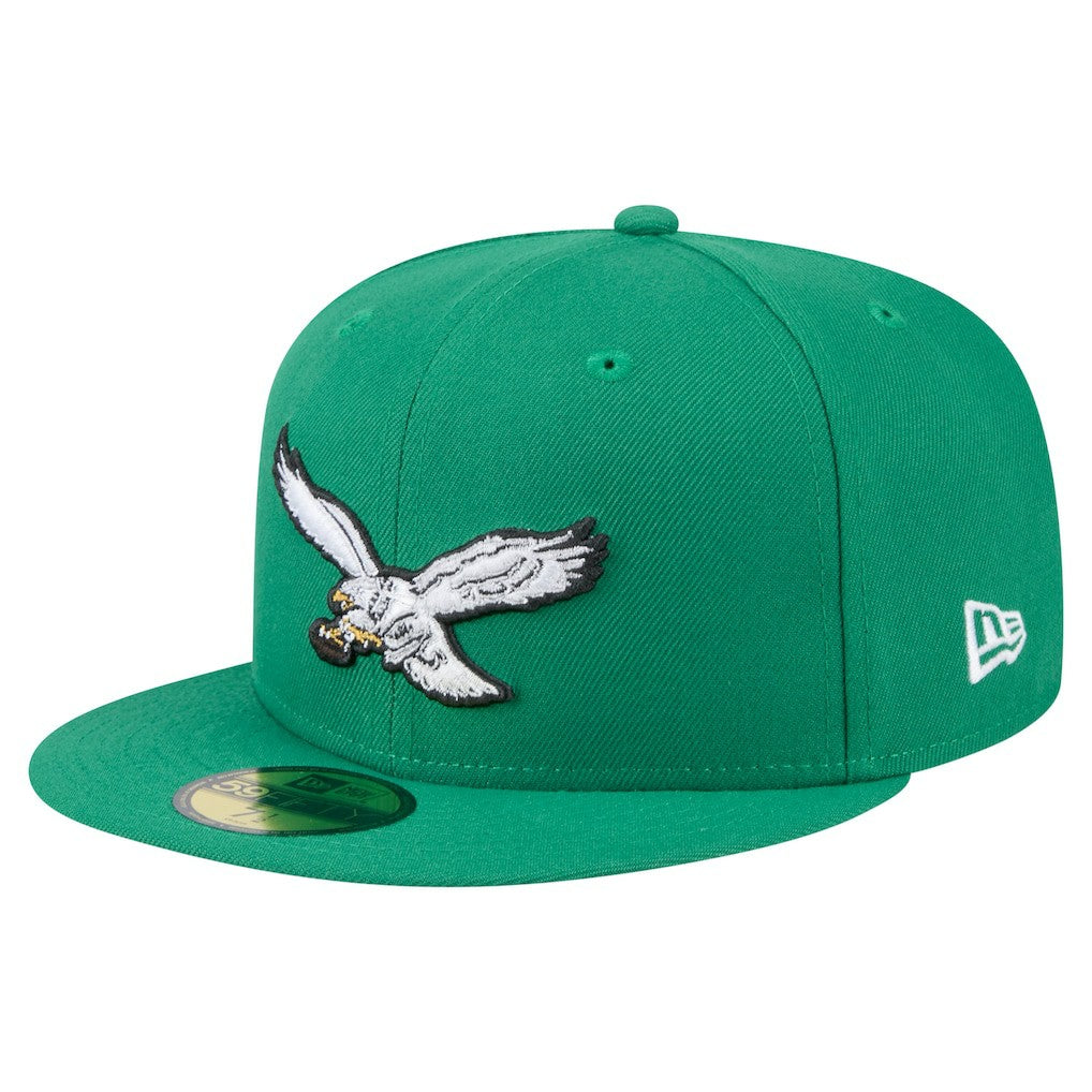Philadelphia Eagles New Era Super Bowl LIX Champions Historic Side Patch 59FIFTY Fitted Hat - Kelly Green - NFL