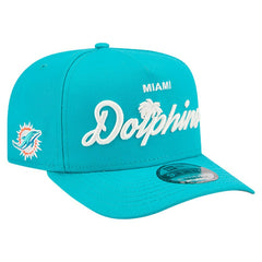 Miami Dolphins New Era Local Play A-Frame 9FIFTY Snapback Hat - Aqua - NFL
