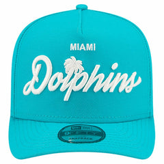 Miami Dolphins New Era Local Play A-Frame 9FIFTY Snapback Hat - Aqua - NFL