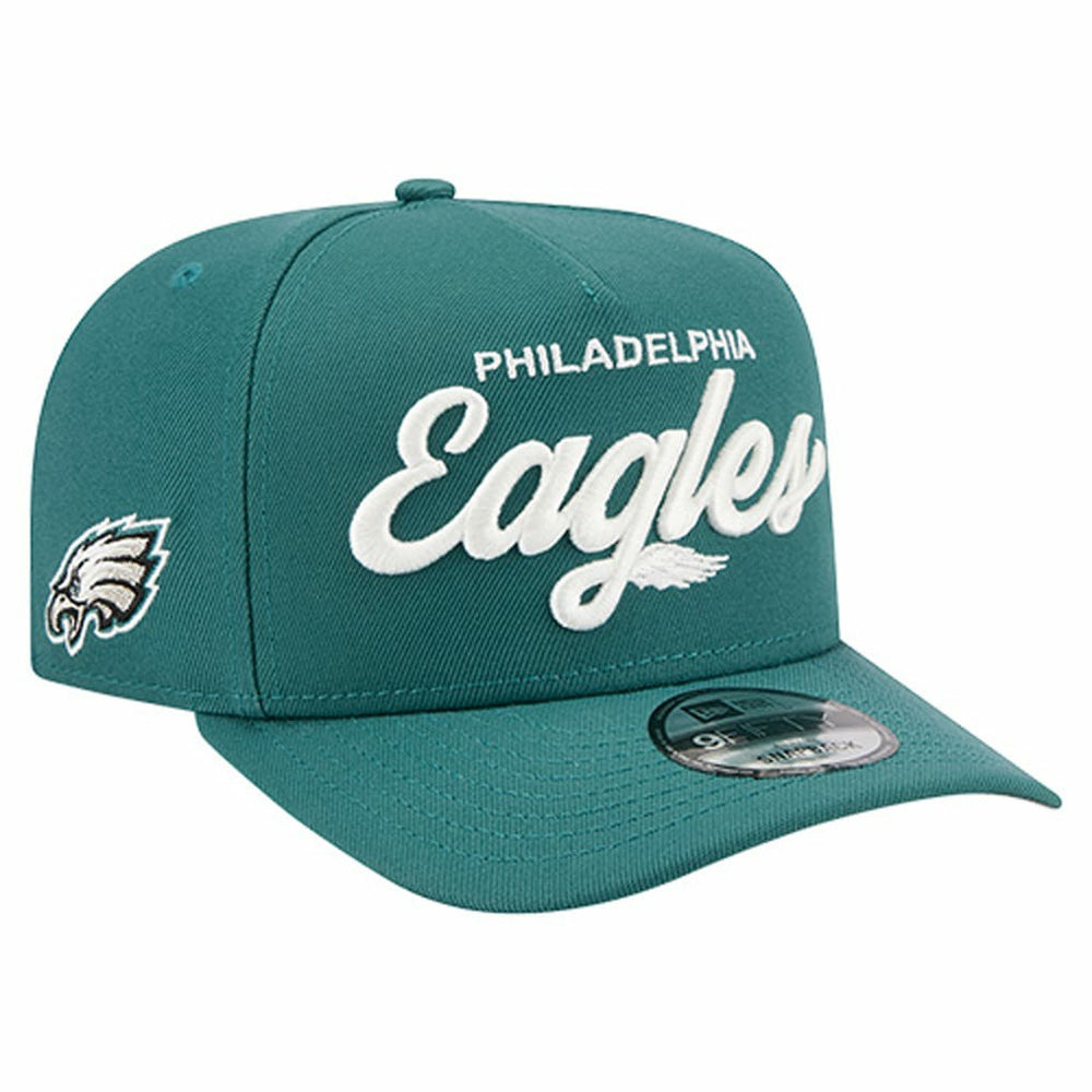 Philadelphia Eagles New Era Local Play A-Frame 9FIFTY Snapback Hat - Midnight Green - NFL