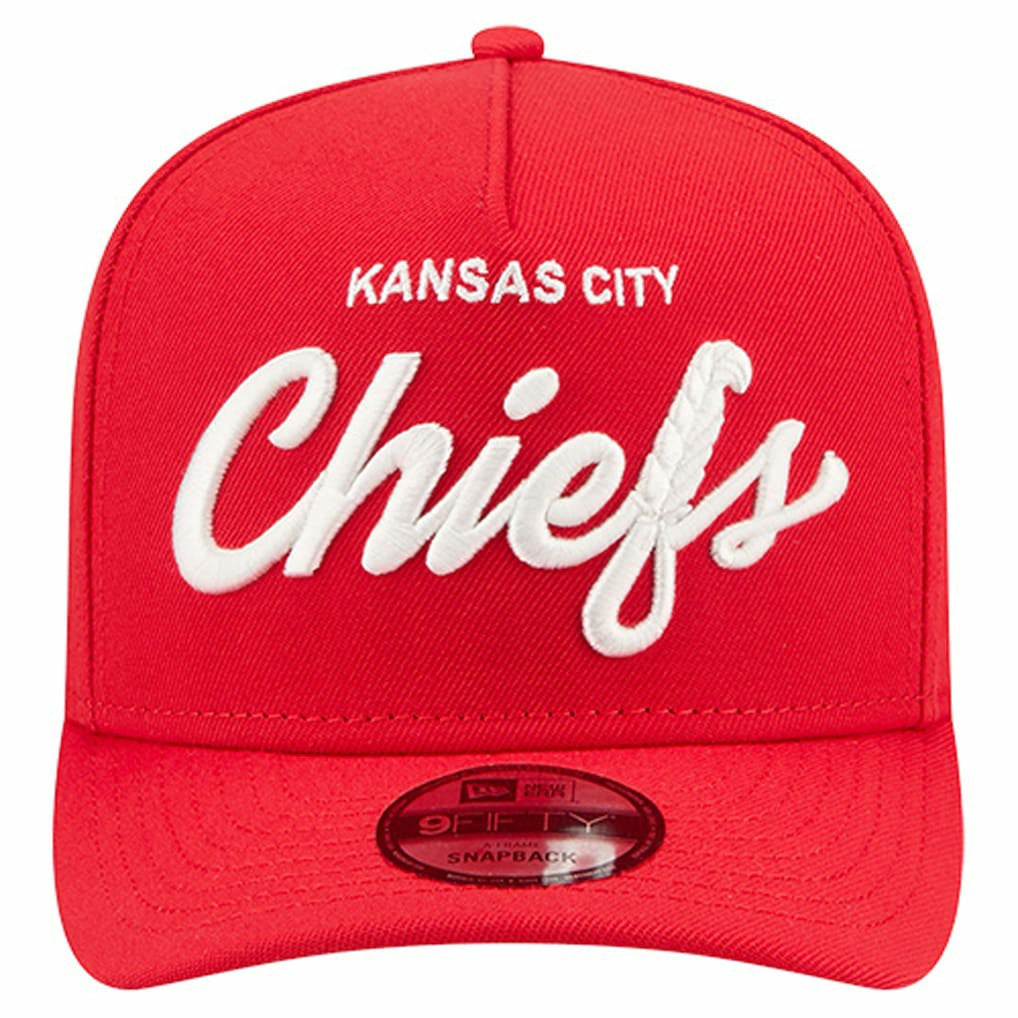Kansas City Chiefs New Era Local Play A-Frame 9FIFTY Snapback Hat - Red - NFL