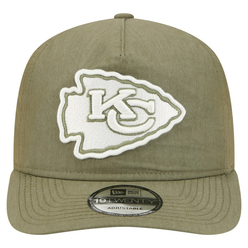Kansas City Chiefs New Era Nylon 19TWENTY Adjustable Hat - Olive - NFL