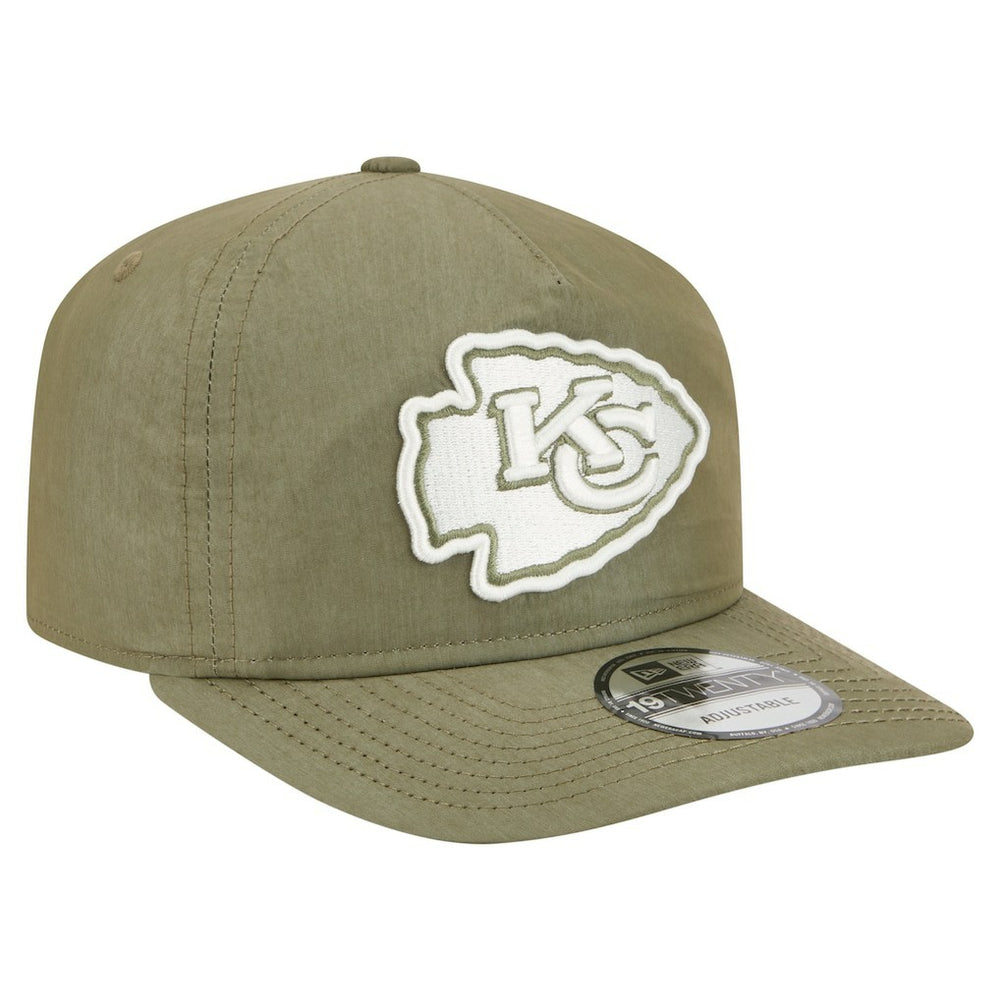 Kansas City Chiefs New Era Nylon 19TWENTY Adjustable Hat - Olive - NFL