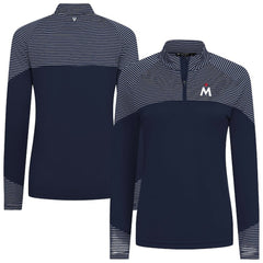 Minnesota Twins Levelwear Women's Classic Stripes Insignia 2.0 Raglan Quarter-Zip Top Online