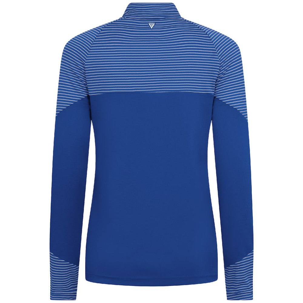 Chicago Cubs Levelwear Women's Classic Stripes Insignia 2.0 Raglan Quarter-Zip Top Online
