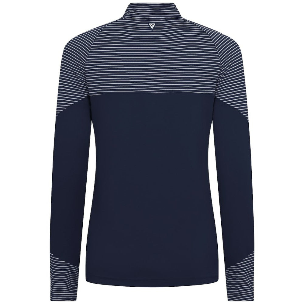 Boston Red Sox Levelwear Women's Classic Stripes Insignia 2.0 Raglan Quarter-Zip Top Near Me