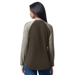 San Diego Padres G-III 4Her by Carl Banks Women's Top Dog Raglan Long Sleeve V-Neck T-Shirt Online
