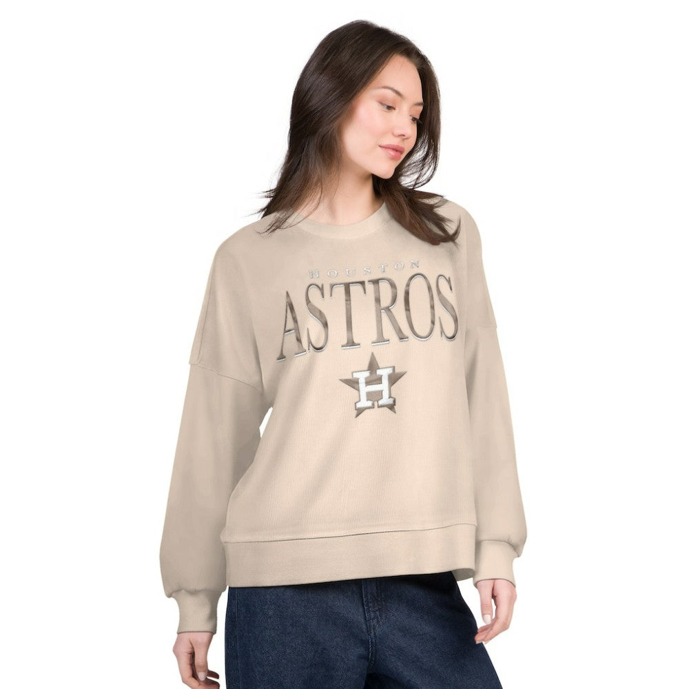 Houston Astros G-III 4Her by Carl Banks Women's Oversized Vet II Sweatshirt for sale