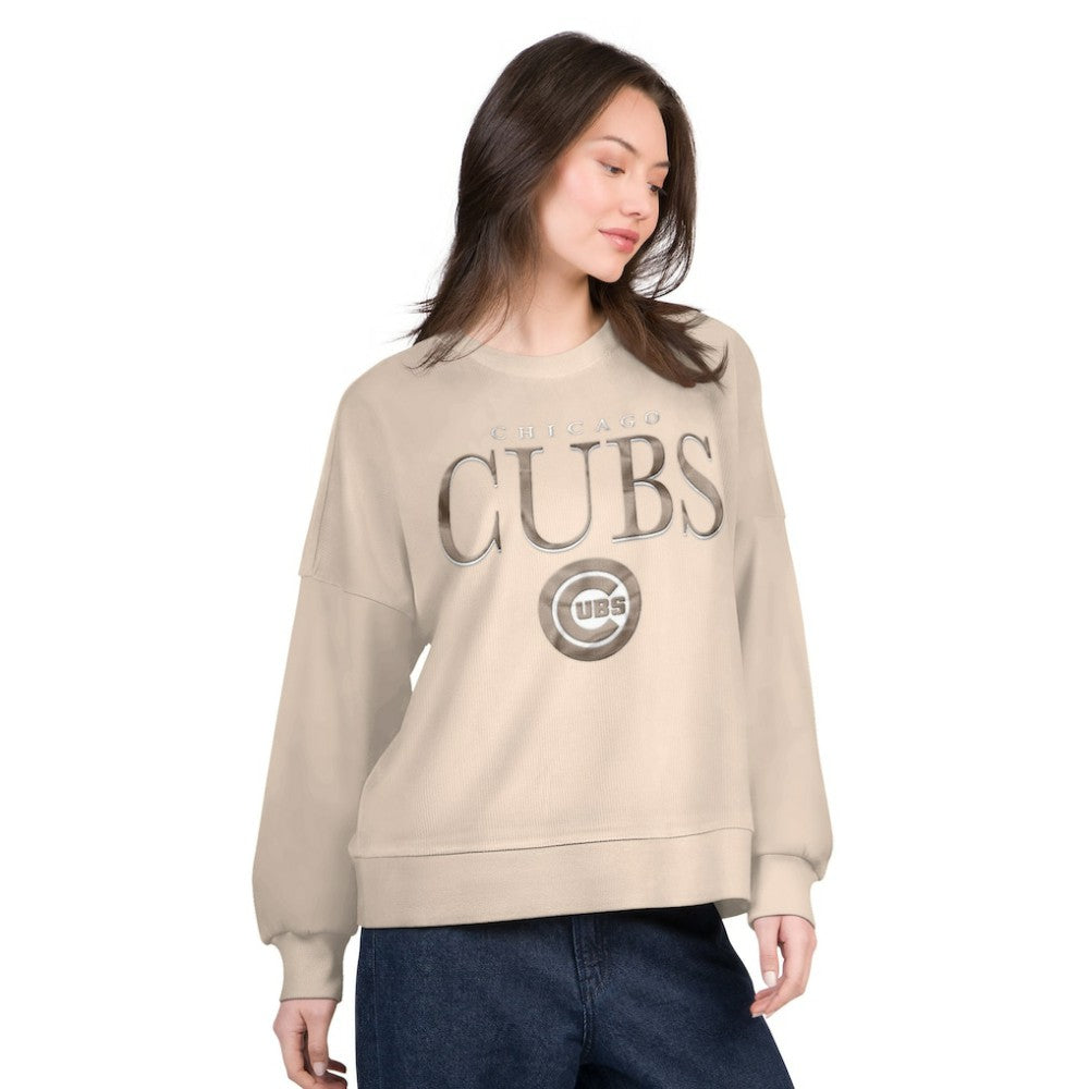 Chicago Cubs G-III 4Her by Carl Banks Women's Oversized Vet II Sweatshirt Near Me