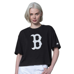 Boston Red Sox Starter Women's Holy Grail Boxy Cropped T-Shirt for sale