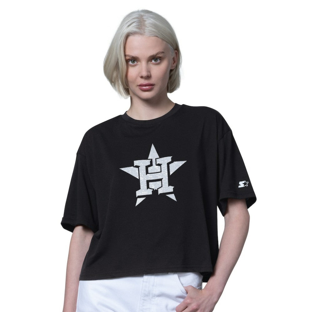 Houston Astros Starter Women's Holy Grail Boxy Cropped T-Shirt Online