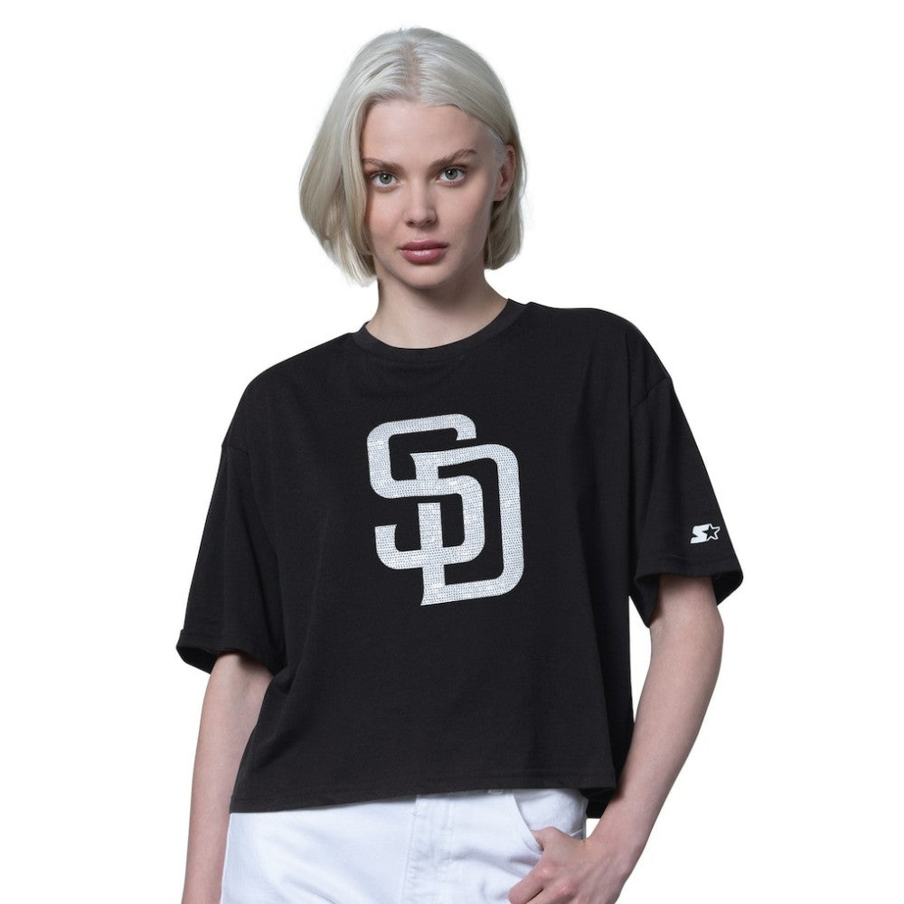 San Diego Padres Starter Women's Holy Grail Boxy Cropped T-Shirt Online