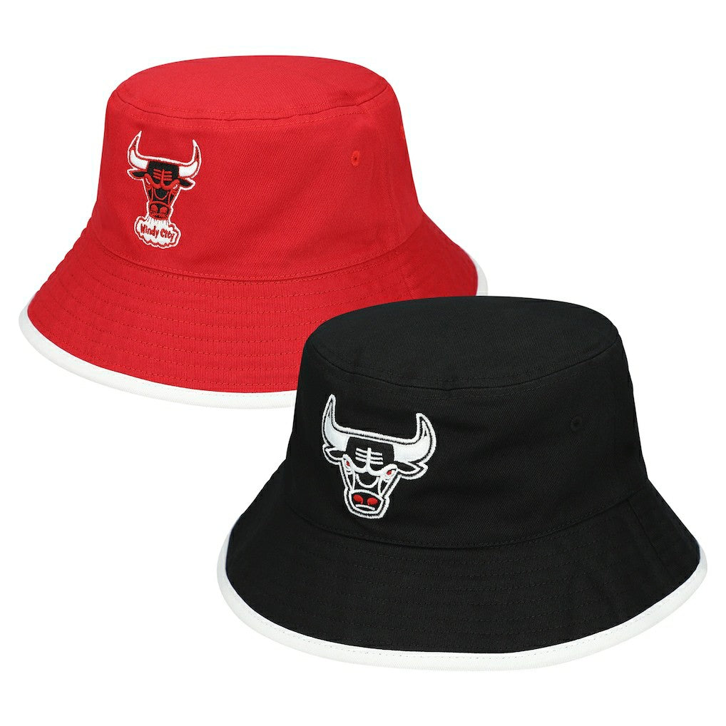 Mitchell & Ness Chicago Bulls Flip It Reversible Bucket Hat Black/Red