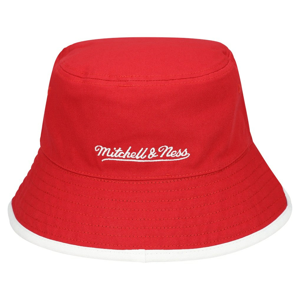 Mitchell & Ness Chicago Bulls Flip It Reversible Bucket Hat Black/Red