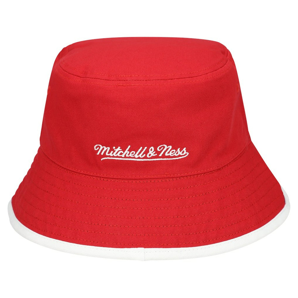 Mitchell & Ness Chicago Bulls Flip It Reversible Bucket Hat Black/Red