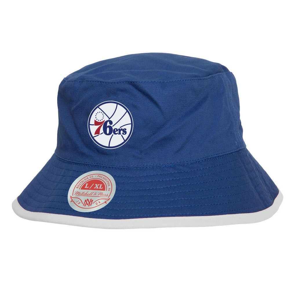 Mitchell & Ness Philadelphia 76ers Flip It Reversible Bucket Hat Black