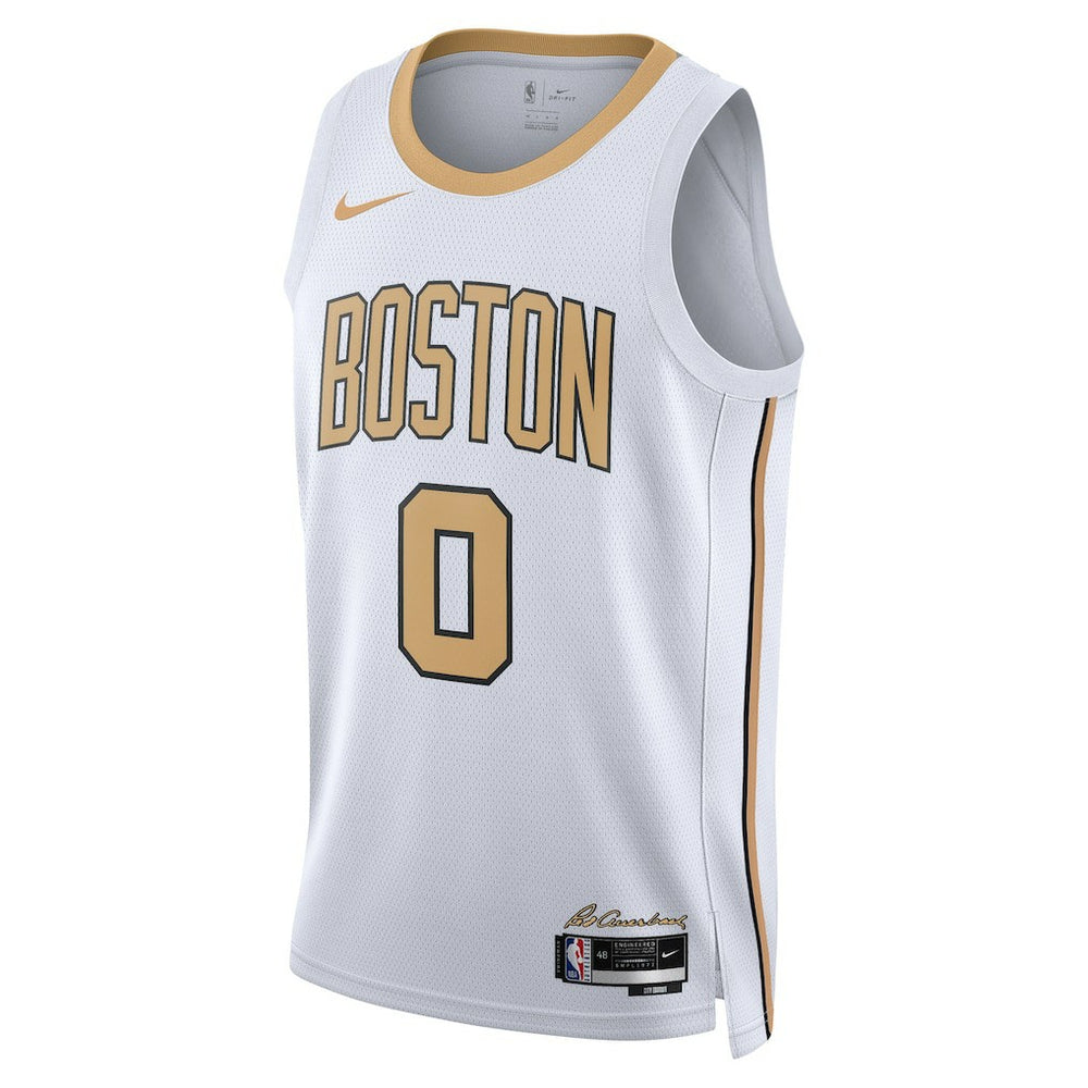Nike Jayson Tatum Boston Celtics Unisex 2025/26 Swingman Jersey White City Edition
