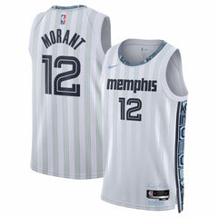Nike Ja Morant Memphis Grizzlies Unisex 2025/26 Swingman Jersey White City Edition