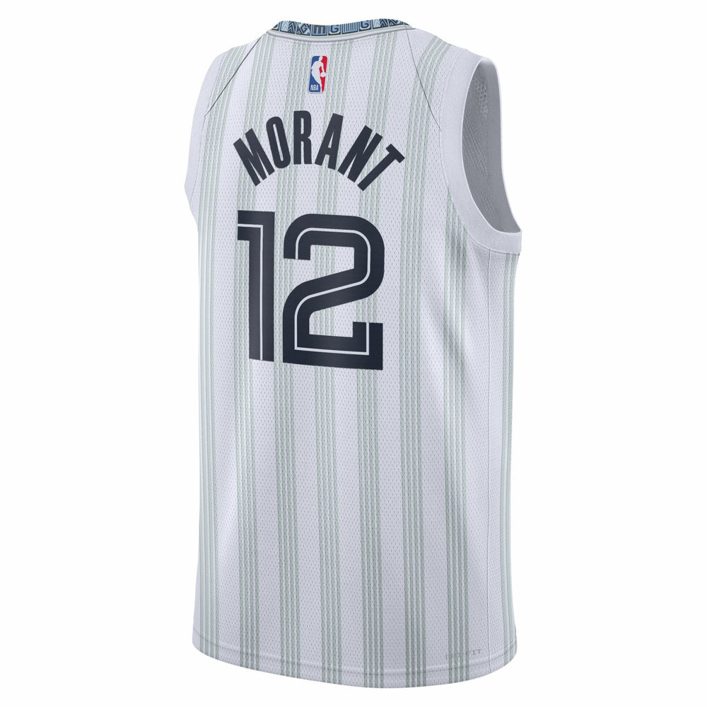 Nike Ja Morant Memphis Grizzlies Unisex 2025/26 Swingman Jersey White City Edition