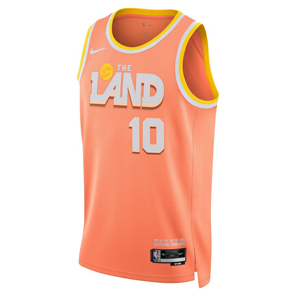 Nike Darius Garland Cleveland Cavaliers Unisex 2025/26 Swingman Jersey Orange City Edition