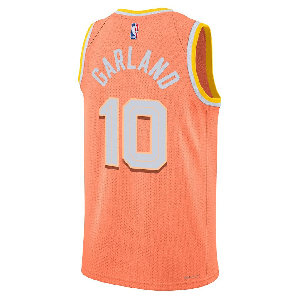 Nike Darius Garland Cleveland Cavaliers Unisex 2025/26 Swingman Jersey Orange City Edition