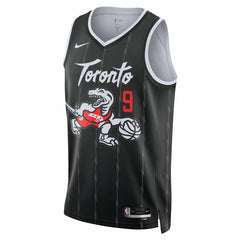 Nike RJ Barrett Toronto Raptors Unisex 2025/26 Swingman Jersey Black City Edition