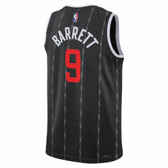 Nike RJ Barrett Toronto Raptors Unisex 2025/26 Swingman Jersey Black City Edition