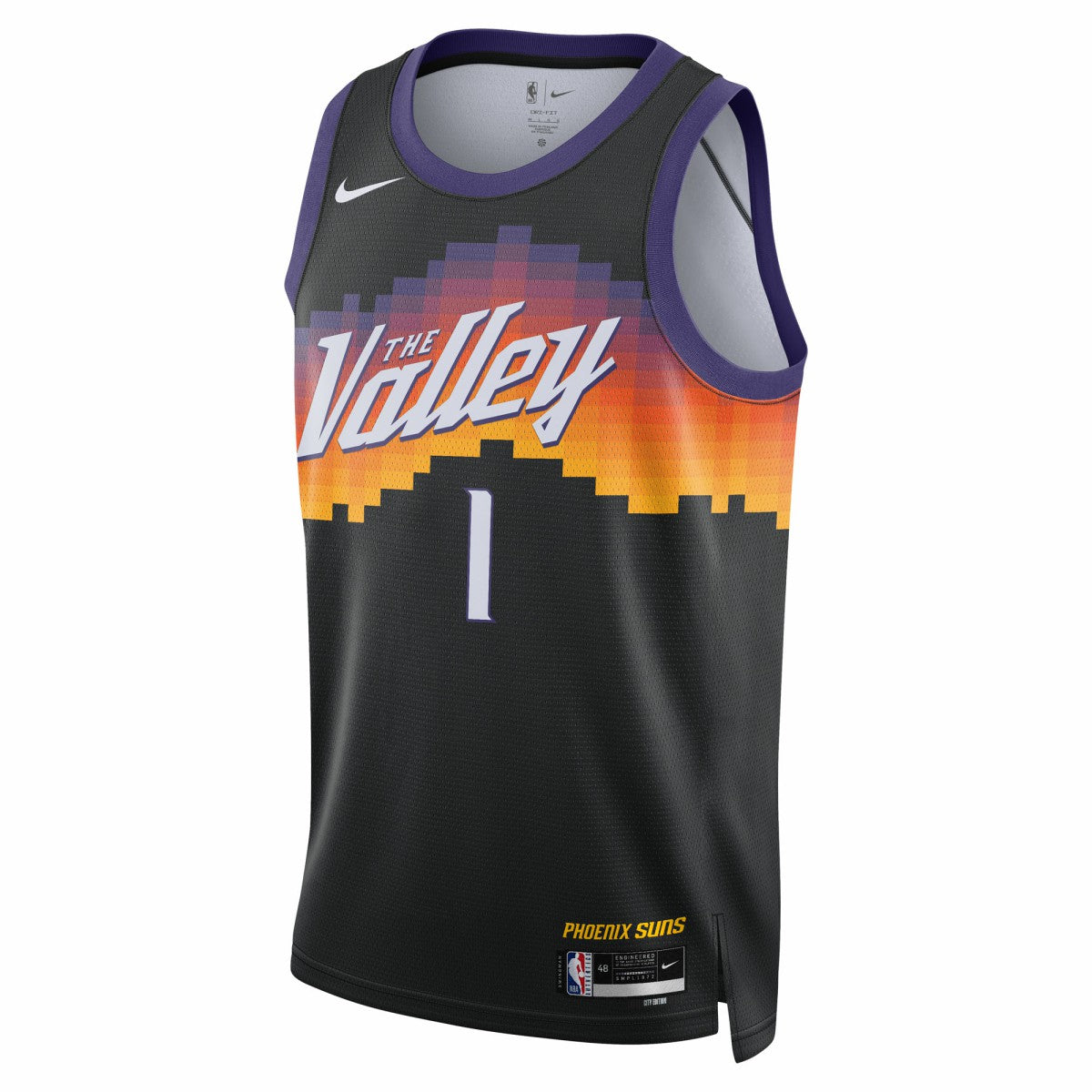 Nike Devin Booker Phoenix Suns Unisex 2025/26 Swingman Jersey Black City Edition