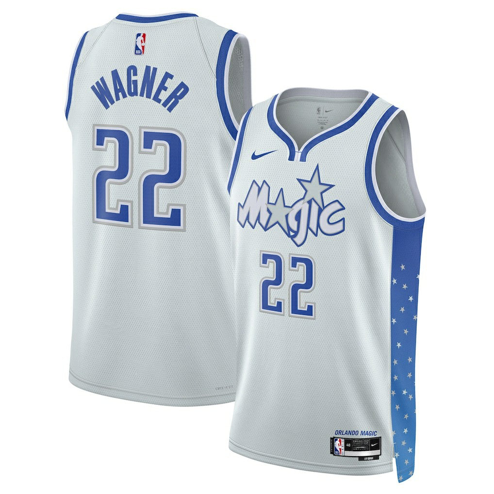 Nike Franz Wagner Orlando Magic Unisex 2025/26 Swingman Jersey Silver City Edition