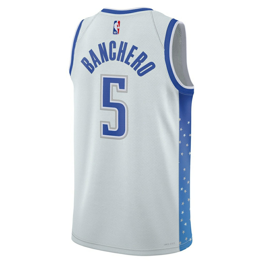 Nike Paolo Banchero Orlando Magic Unisex 2025/26 Swingman Jersey Silver City Edition