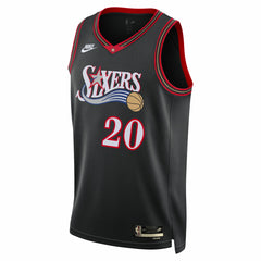 Nike Jared McCain Philadelphia 76ers Unisex Swingman Jersey Classic Edition Black