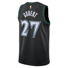 Nike Rudy Gobert Minnesota Timberwolves Unisex Swingman Jersey Classic Edition Black