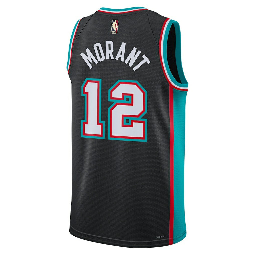 Nike Ja Morant Memphis Grizzlies Unisex Swingman Jersey Classic Edition Black
