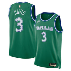 Nike Anthony Davis Dallas Mavericks Unisex Swingman Jersey Classic Editi- Green